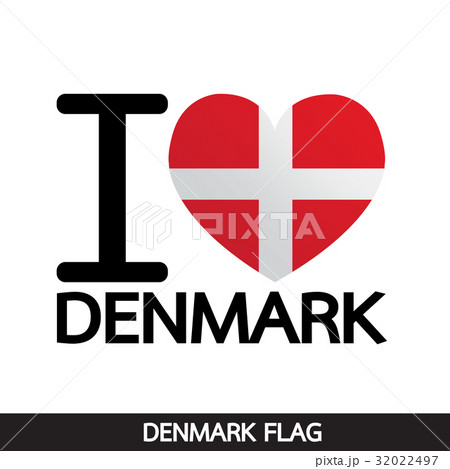 Denmark flag design illustration Denmark flag design illustration 32022497