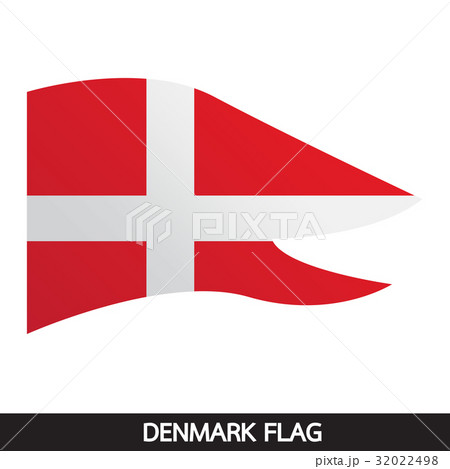 Denmark flag design illustration Denmark flag design illustration 32022498