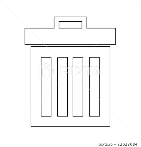 trash bin icon illustration design 32023084