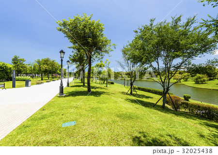 beautiful city park in Tainan, Taiwan 32025438