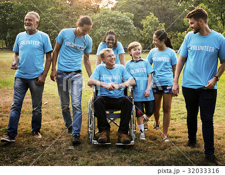 Group of Diversity People Volunteer Community Service 32033316