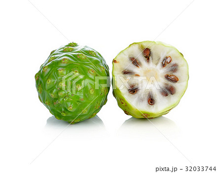 Exotic Fruit - Noni on white background Exotic Fruit - Noni on white background 32033744