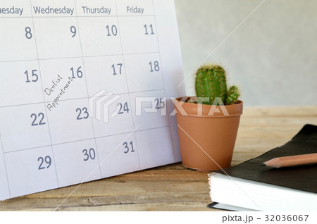 dentist appointment in calendar planner dentist appointment in calendar planner 32036067
