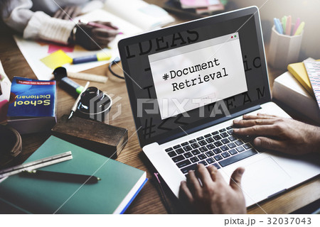 Document Retrieval Paper Forms Contract Window Popup 32037043