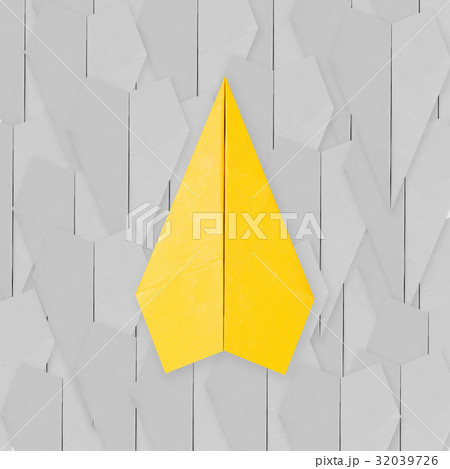 differentiation concept with paper plane 32039726