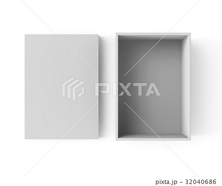 blank paper boxのイラスト素材 [32040686] - PIXTA
