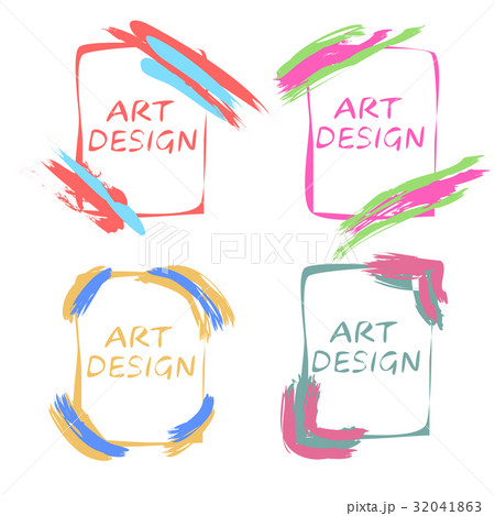 Pop art design. Frames for an gallery, art studio 32041863