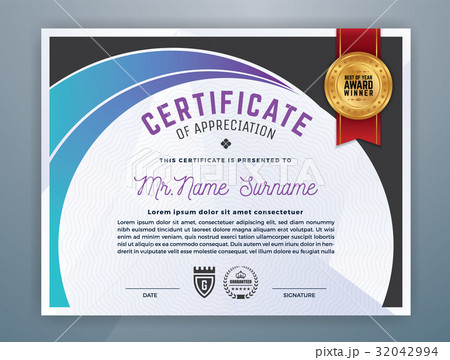 Multipurpose Modern Professional Certificate 32042994