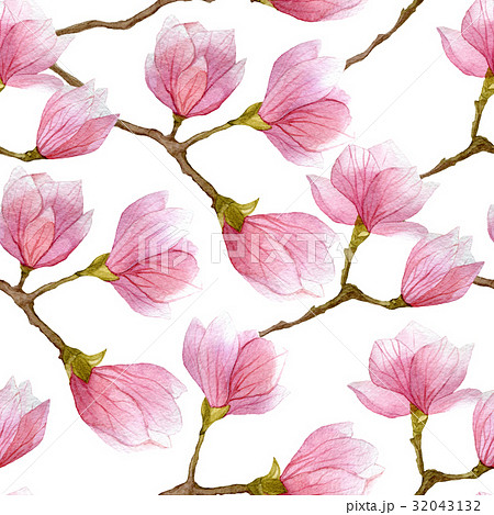 Watercolor spring seamless pattern Watercolor spring seamless pattern 32043132