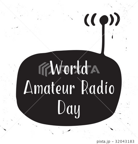 Greeting card of the World Amateur Radio Day Greeting card of the World Amateur Radio Day 32043183