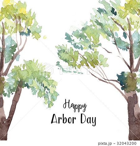 Greeting card of the Arbor Day 32043200