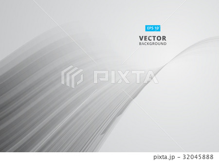 Abstract line pattern white and gray spiral 32045888