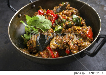 Brinjal Masala Fry in Bowl 32049404