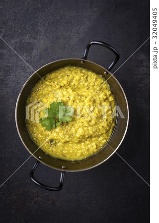 Indian Dal Soup in Bowl 32049405