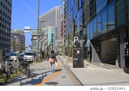 Modern office building in Umeda Modern office building in Umeda 32052441