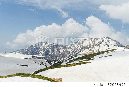 Snow mountain at japan alps tateyama kurobe alpine Snow mountain at japan alps tateyama kurobe alpine 32053995