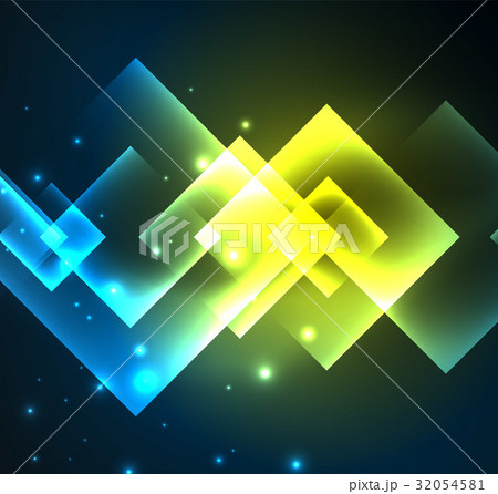 Dark background design with squares and shiny Dark background design with squares and shiny 32054581