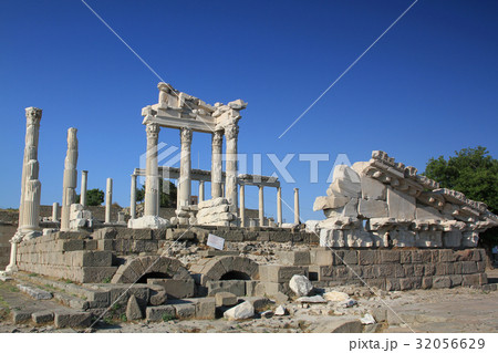 ancient temple of Trajan in Bergama Acropolis 32056629