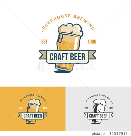 Original vintage craft beer logo. Template for 32057915