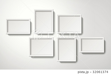 Blank White Framesのイラスト素材 32061374 Pixta