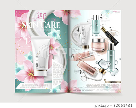 cosmetic brochure design 32061431
