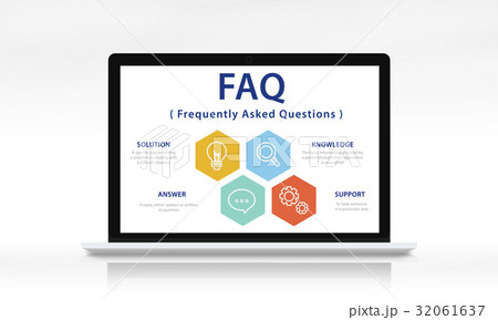 Frequently Asked Questions Solution conceptのイラスト素材 [32061637] - PIXTA