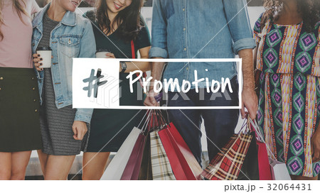 Promotion Enjoyment Shopaholics Customer Store 32064431