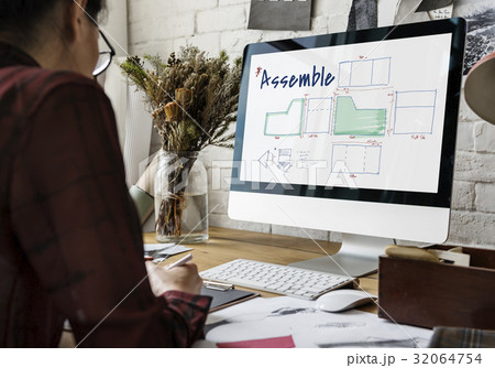 Assemble Manufacturing Production Business Pattern Assemble Manufacturing Production Business Pattern 32064754