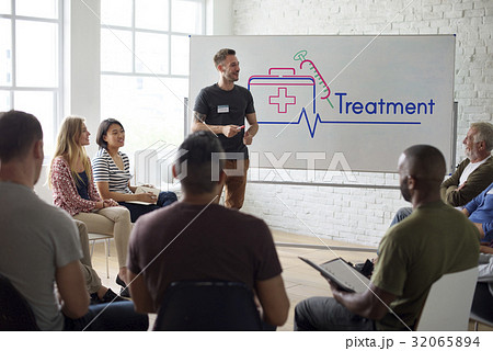 First Aid Box Healthcare Treatment Graphic 32065894