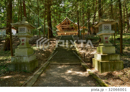 【山梨県韮崎市】武田八幡宮（たけだはちまんぐう）参道 32066001