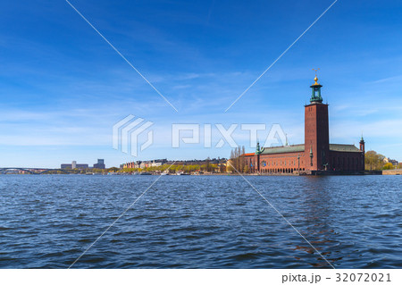 Stockholm City Hall exterior. Popular landmark Stockholm City Hall exterior. Popular landmark 32072021