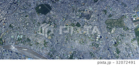 青山〜白金台上空／真俯瞰シリーズ 32072491