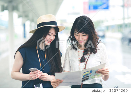 女子旅 空港バスのりば 女子旅 空港バスのりば 32074269