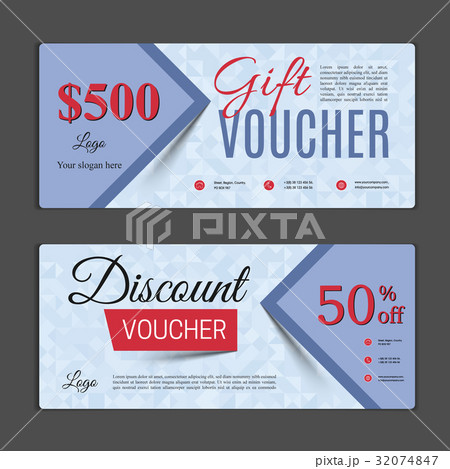 Gift voucher template. Can be use for shopping Gift voucher template. Can be use for shopping 32074847