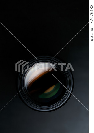 Camera lens on empty background Camera lens on empty background 32076138