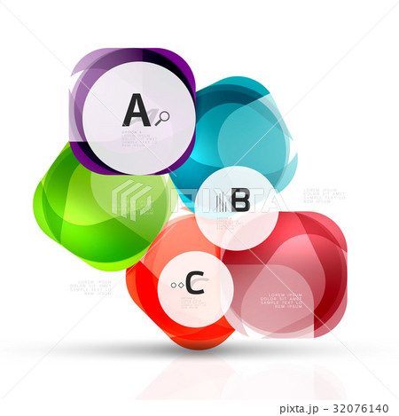 Futuristic flying squares, abstract background Futuristic flying squares, abstract background 32076140