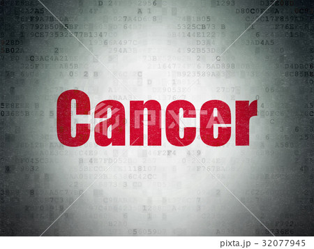 Medicine concept: Cancer on Digital Data Paper Medicine concept: Cancer on Digital Data Paper 32077945