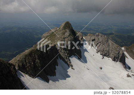 Mount Girenspitz, mountain of the Alpstein Range. 32078854