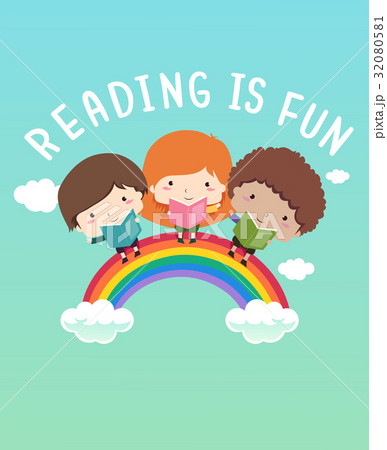 Kids Library Poster Reading Is Fun 32080581