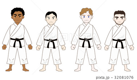 空手イメージ・多国籍 空手イメージ・多国籍 32081076