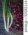 Spring organic local produce on a table 32082114