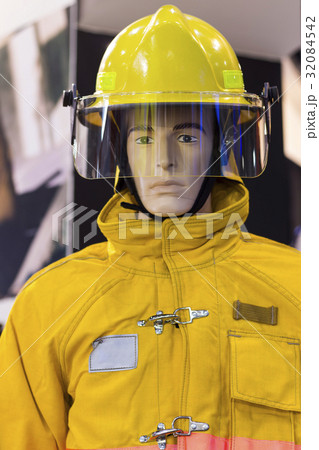 mannequins with fire fighting suit mannequins with fire fighting suit 32084542