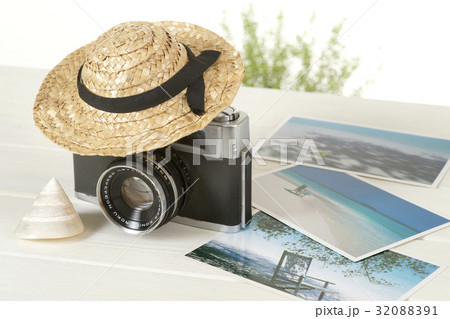 ビーチリゾートの絵はがき 32088391