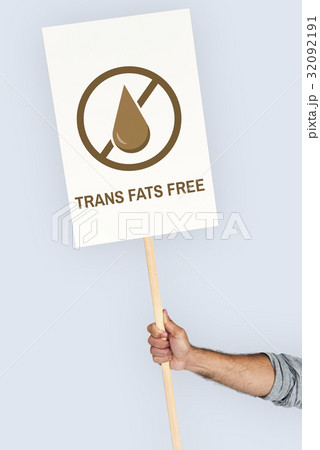 Trans Fats Free Healthy Lifestyle Concept 32092191