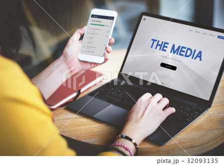 Media Digital Online Technology Internet Information Media Digital Online Technology Internet Information 32093135