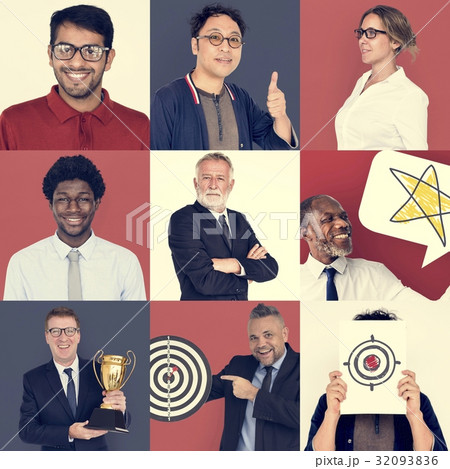 Studio People Collage Business Concept Studio People Collage Business Concept 32093836