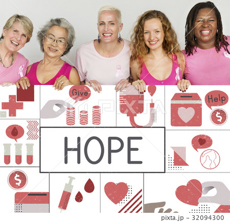 Women Show Blood Donation Placard Graphic 32094300