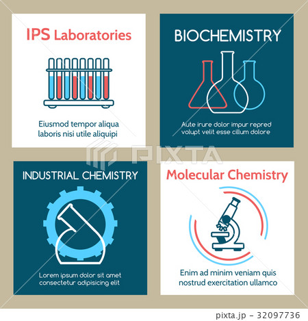 Molecular and industrial chemistry cards set Molecular and industrial chemistry cards set 32097736