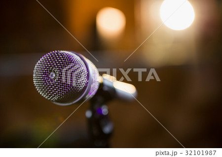 Close-up of microphone Close-up of microphone 32101987
