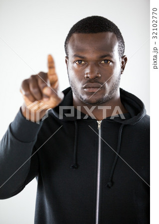 Hacker using digital screen 32102770
